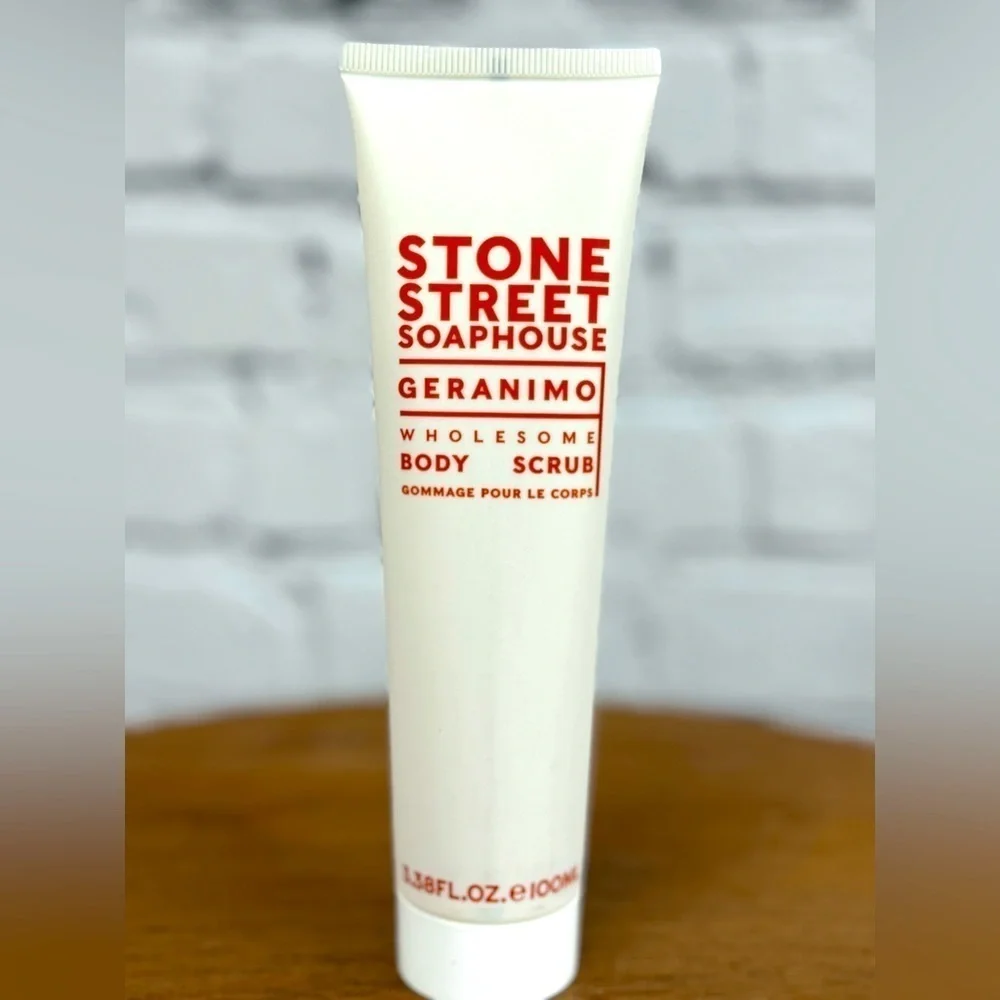 Geranimo Wholesome Body Scrub by Stone Street Soaphouse